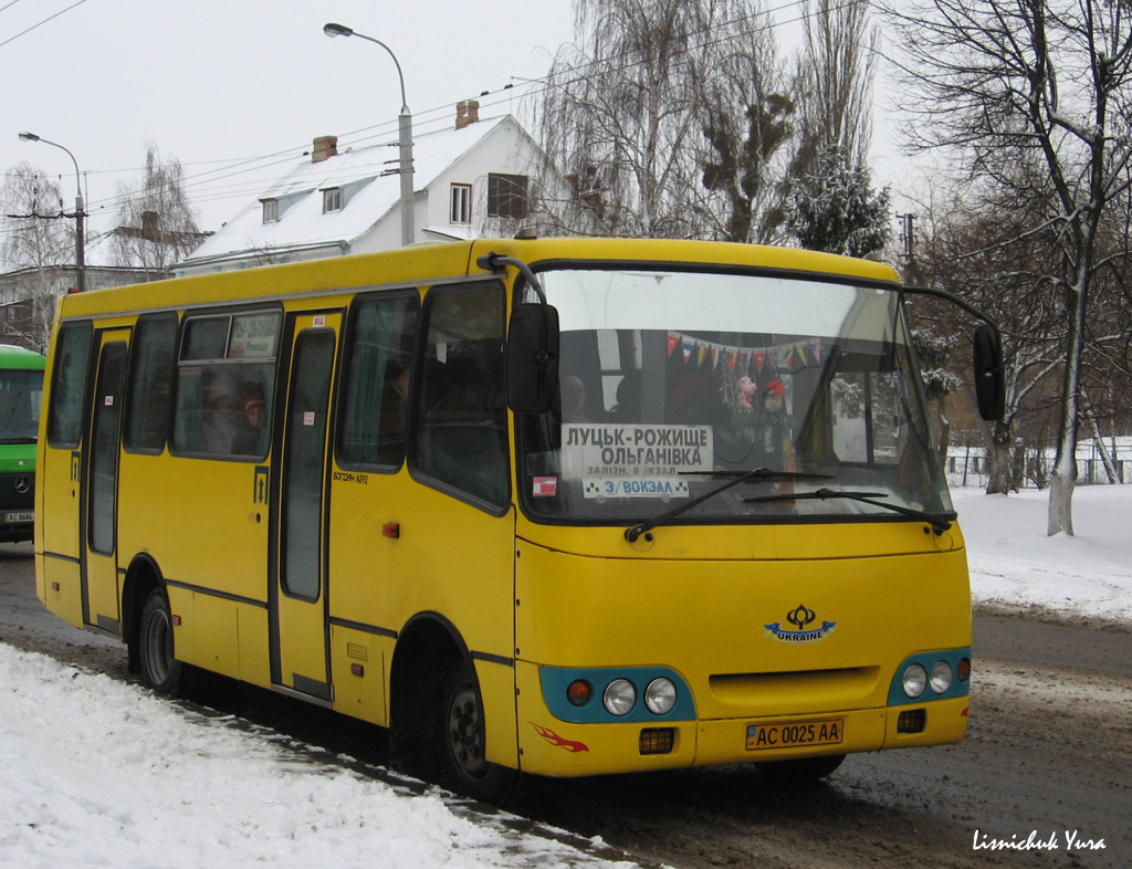 Валынская вобласць, Богдан А09201 № AC 0025 AA