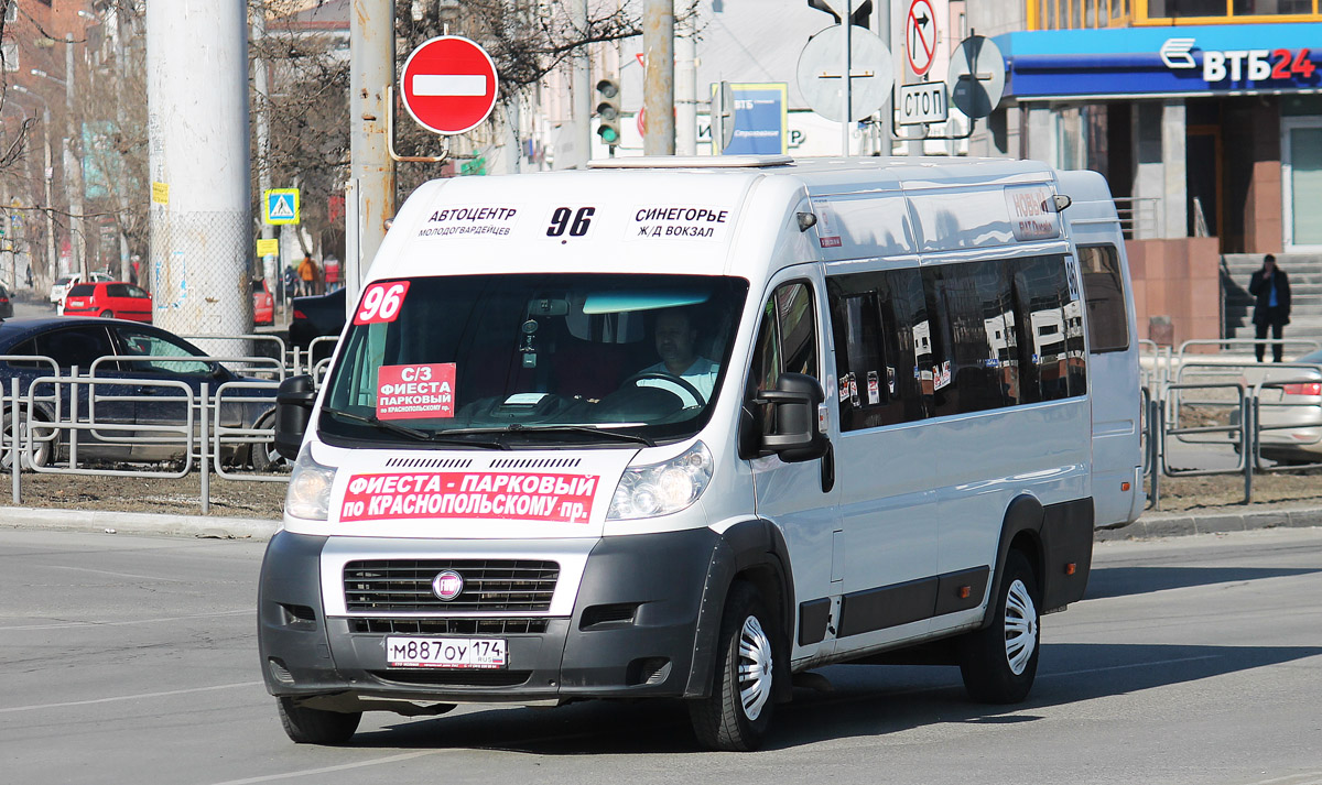 Челябинская область, Нижегородец-FST613 (FIAT Ducato) № М 887 ОУ 174