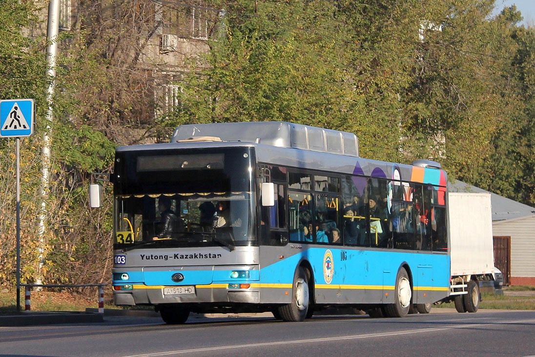 Алматы, Yutong ZK6120HGM № 103