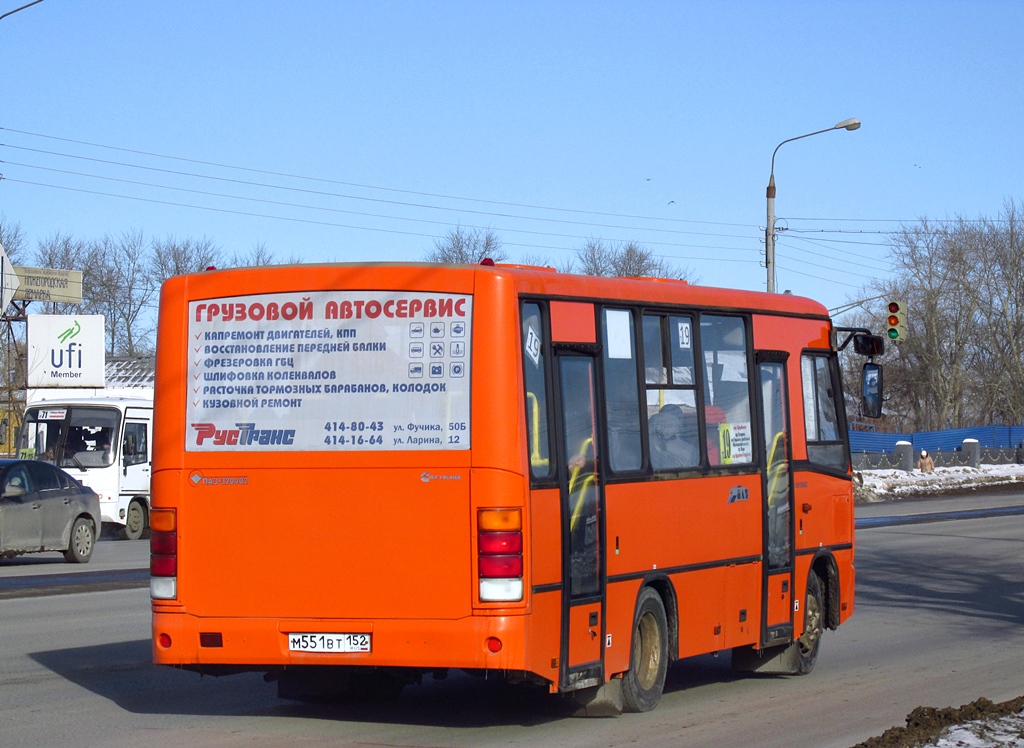 Нижегородская область, ПАЗ-320402-05 № М 551 ВТ 152