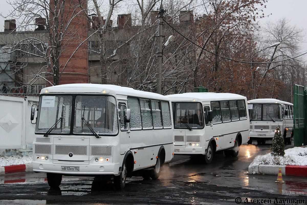 Воронежская область, ПАЗ-32054 № Н 813 ХО 152; Воронежская область, ПАЗ-32054 № Н 822 ХО 152; Воронежская область, ПАЗ-32054 № Н 786 ХО 152; Воронежская область — Новые автобусы