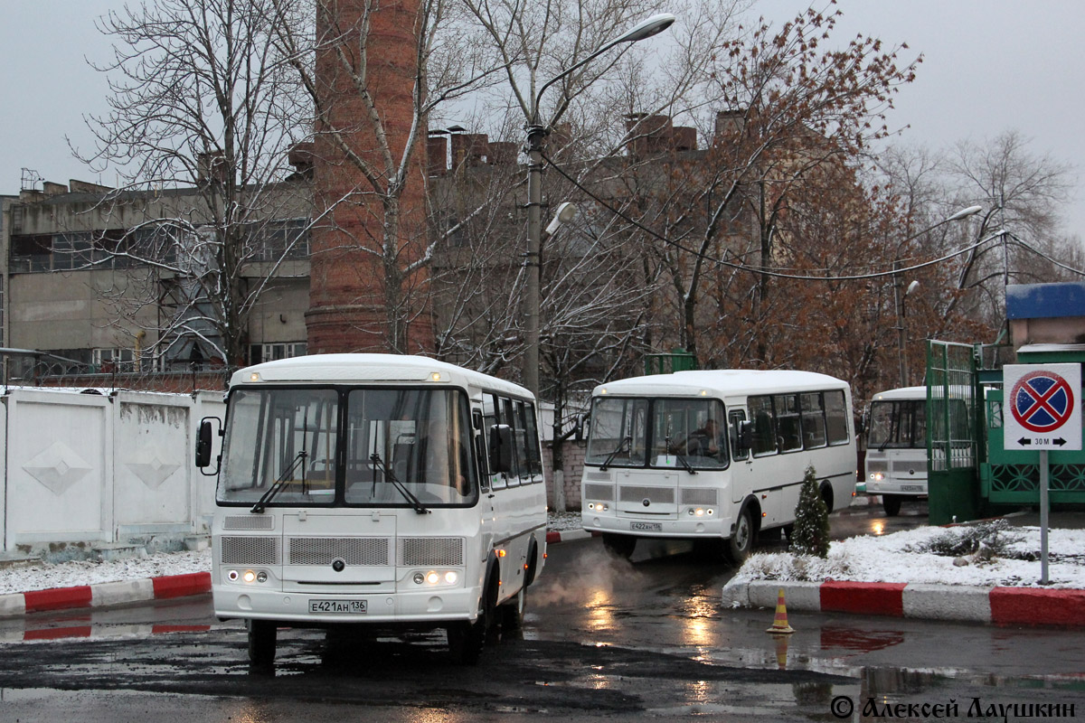 Воронежская область, ПАЗ-32054 № Е 421 АН 136; Воронежская область, ПАЗ-32054 № Е 422 АН 136; Воронежская область, ПАЗ-32054 № Е 423 АН 136; Воронежская область — Новые автобусы