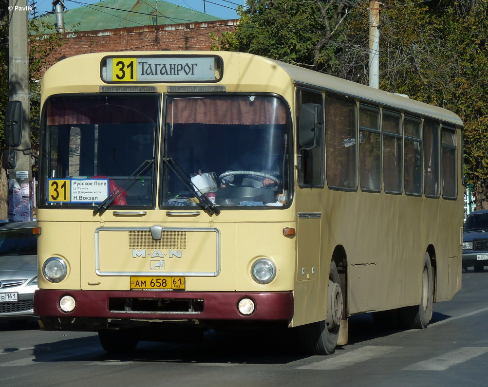 Ростовская область, MAN 193 SÜ240 № АМ 658 61