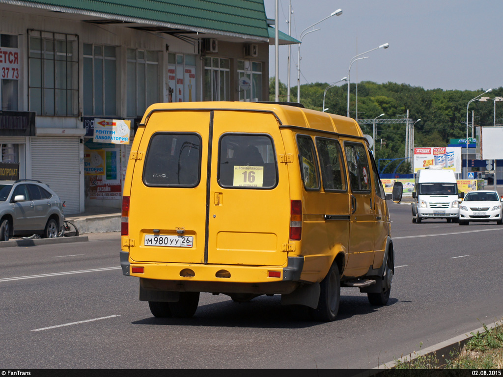 Ставропольский край, ГАЗ-322131 (X78) № М 980 УУ 26