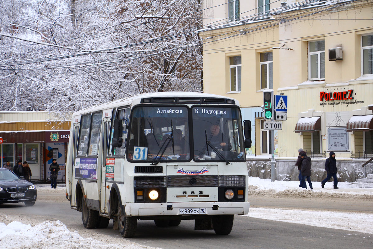 Томская область, ПАЗ-32051-110 № К 989 СХ 70