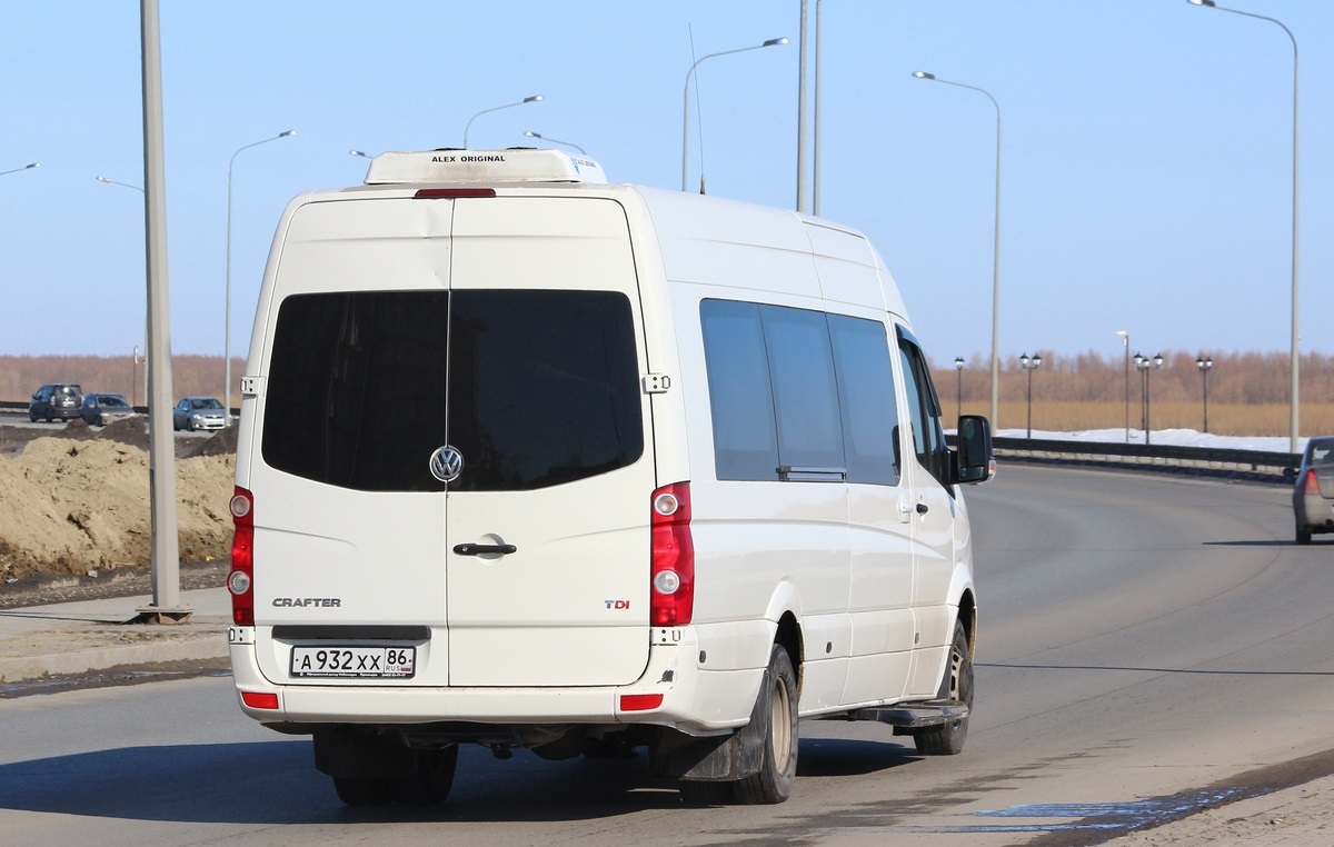 Ханты-Мансийский АО, Volkswagen Crafter № А 932 ХХ 86