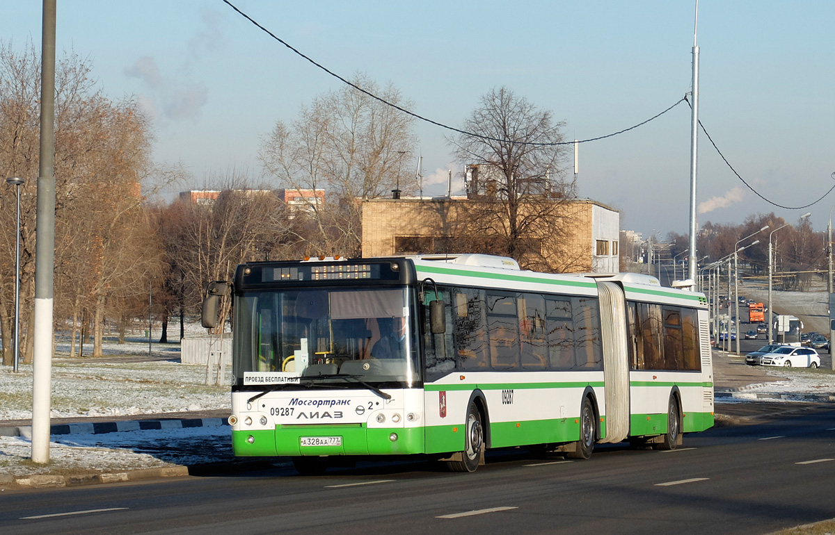 Москва, ЛиАЗ-6213.22 № 09287