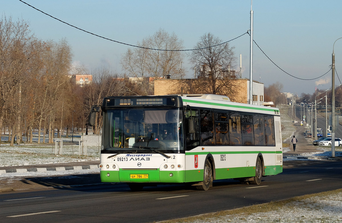 Москва, ЛиАЗ-5292.22 (2-2-2) № 09213