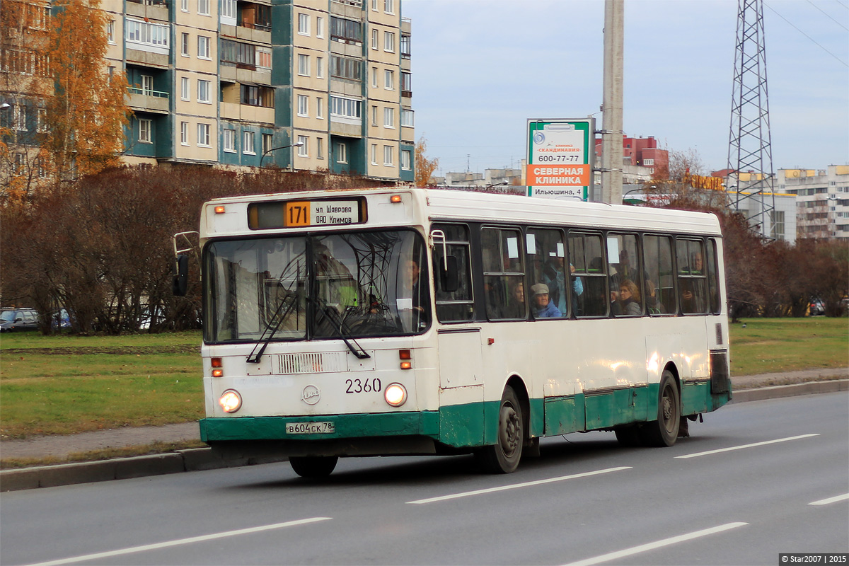 Санкт-Петербург, ЛиАЗ-5256.25 № 2360