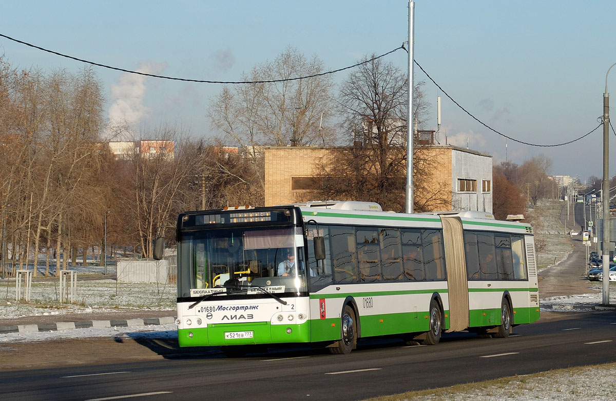 Москва, ЛиАЗ-6213.22 № 01680