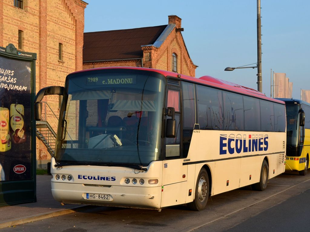 Латвия, Neoplan PC1 N3316Ü Euroliner Ü № 106