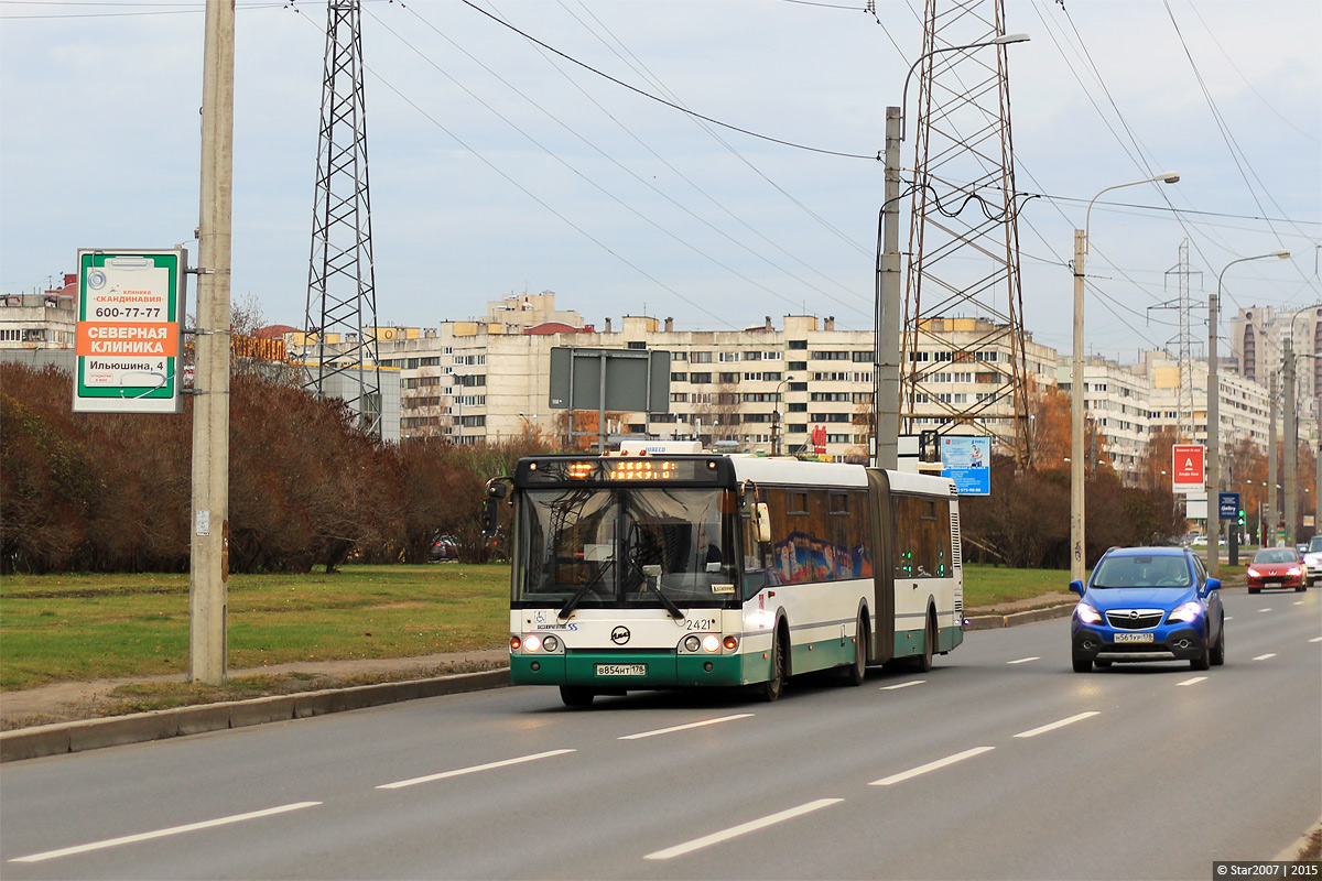 Saint Petersburg, LiAZ-6213.20 # 2421