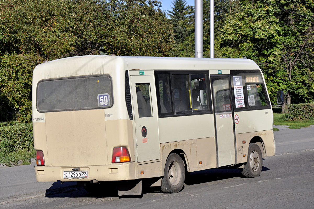 Алтайский край, Hyundai County SWB (РЗГА) № Е 129 ХВ 22