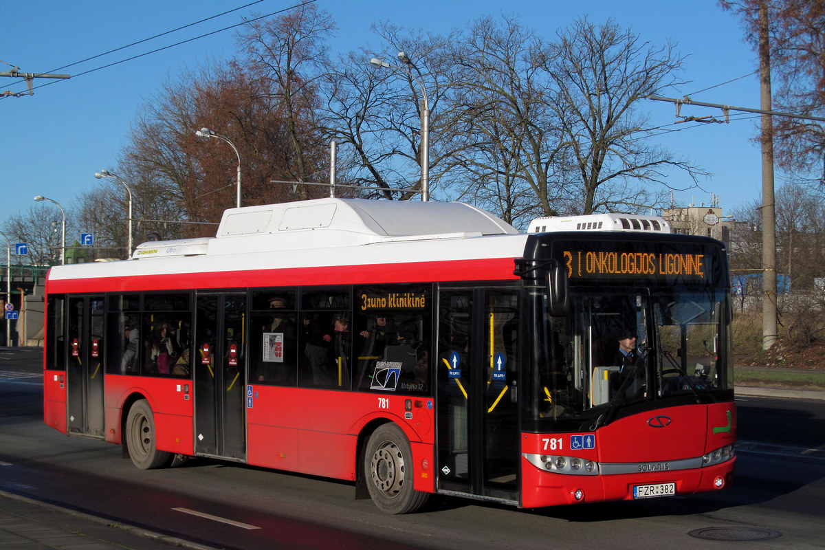 Литва, Solaris Urbino III 12 CNG № 781