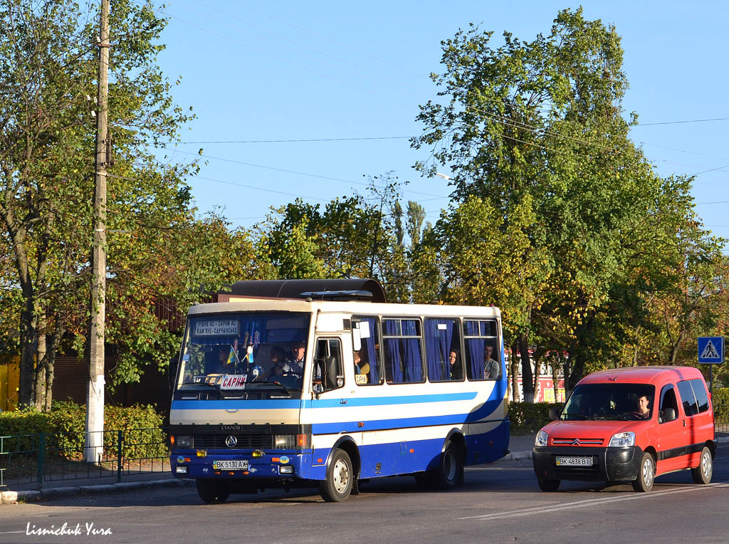 Ровненская область, БАЗ-А079.19 "Мальва" № BK 5130 AX