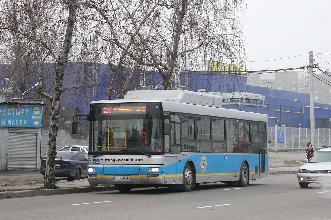 Алматы, Yutong ZK6118HGA № 726