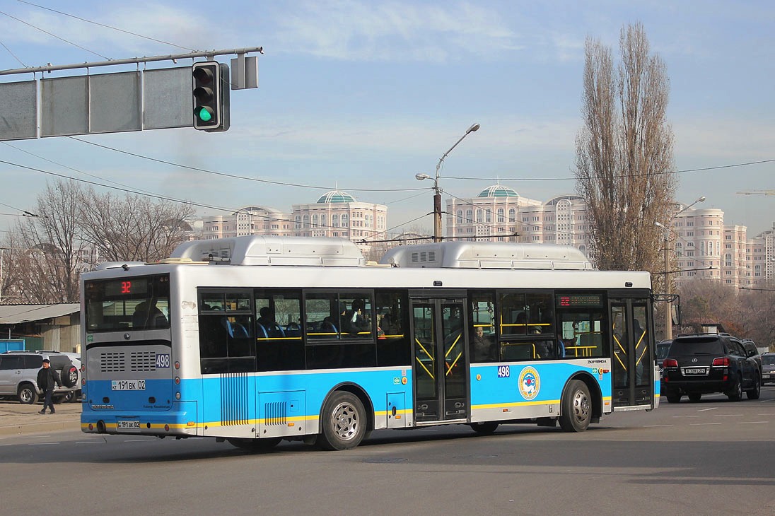 Алматы, Yutong ZK6118HGA № 498