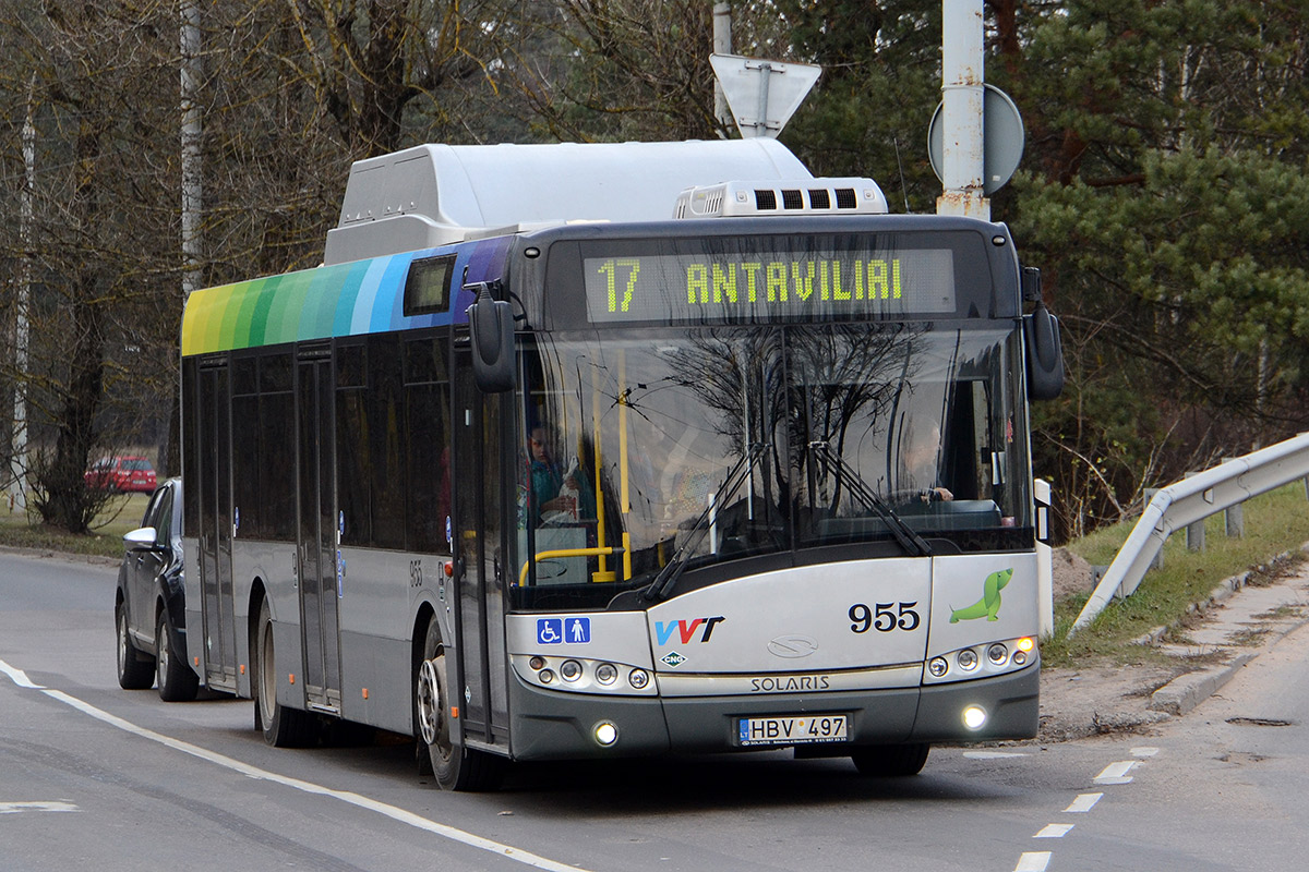 Литва, Solaris Urbino III 12 CNG № 955