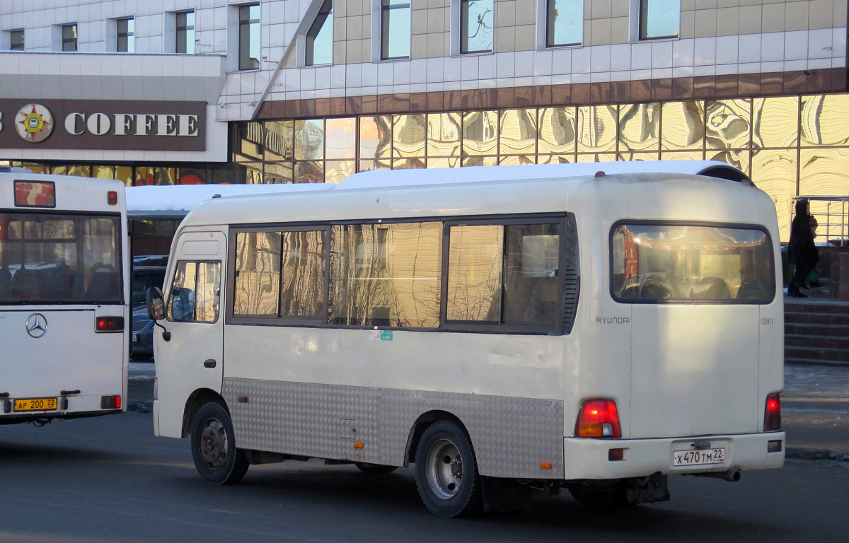 Алтайский край, Hyundai County SWB (РЗГА) № Х 470 ТМ 22