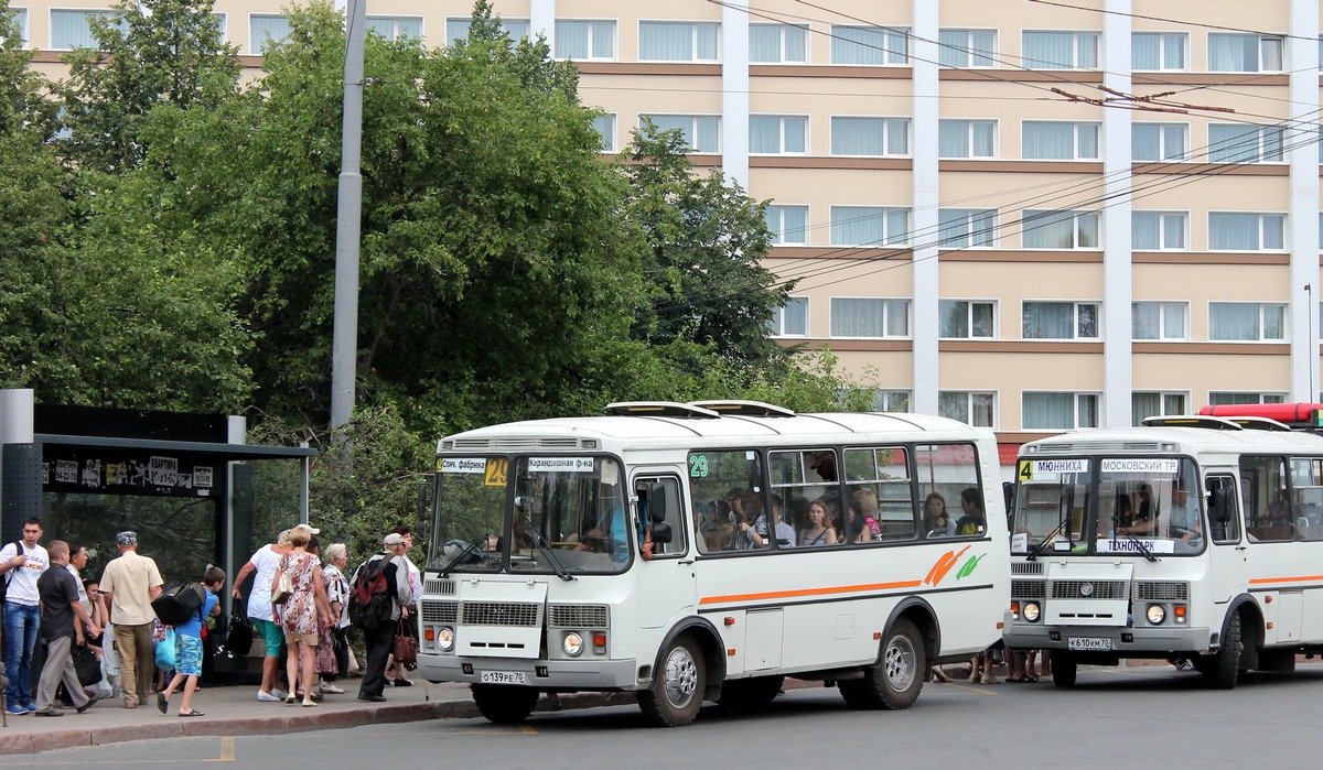 Томская область, ПАЗ-32054 № О 139 РЕ 70