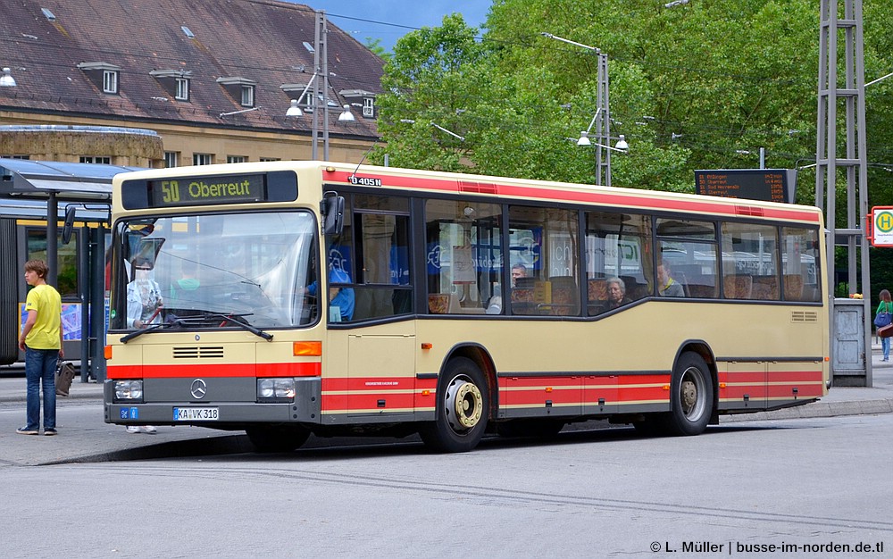 Баден-Вюртемберг, Mercedes-Benz O405NKF № 318