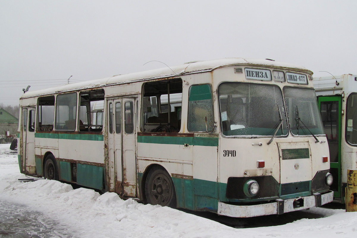 Пензенская область, ЛиАЗ-677М № 3040