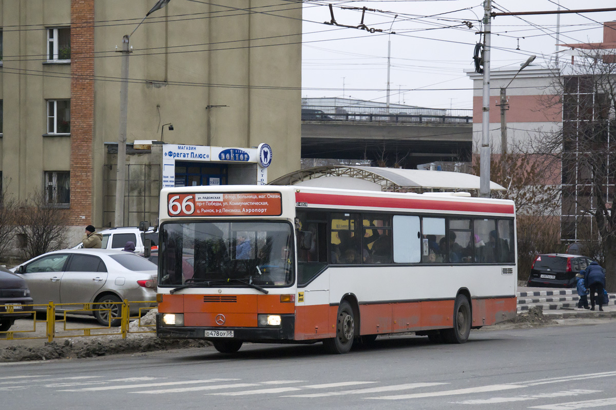 Пензенская область, Mercedes-Benz O405N № О 478 ОУ 58