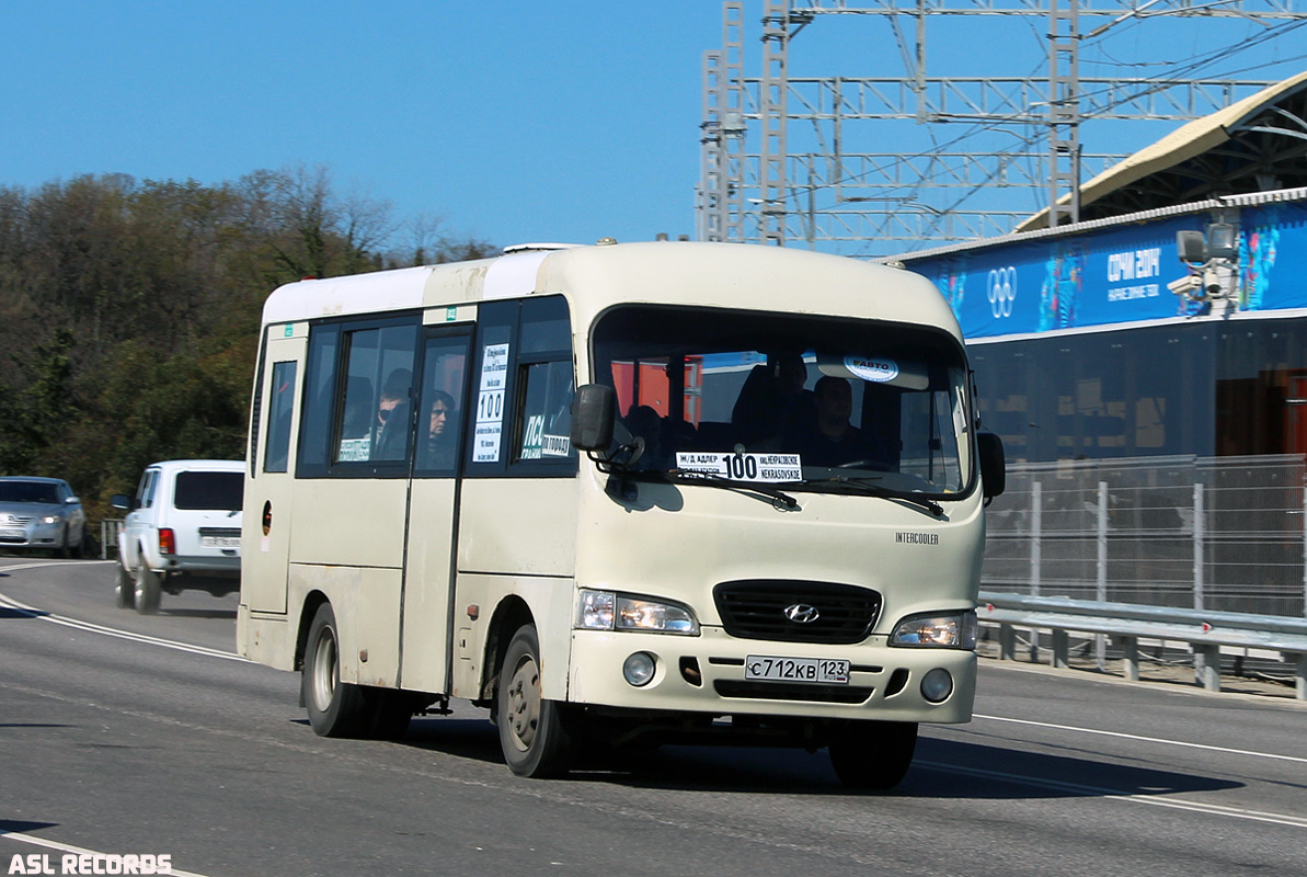 Krasnodar region, Hyundai County SWB C08 (RZGA) № С 712 КВ 123