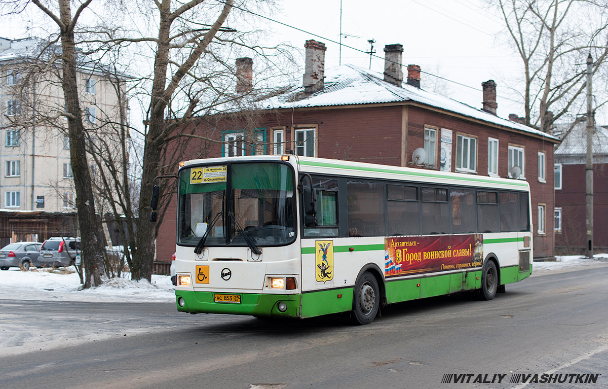 Архангельская область, ЛиАЗ-5293.53 № 123