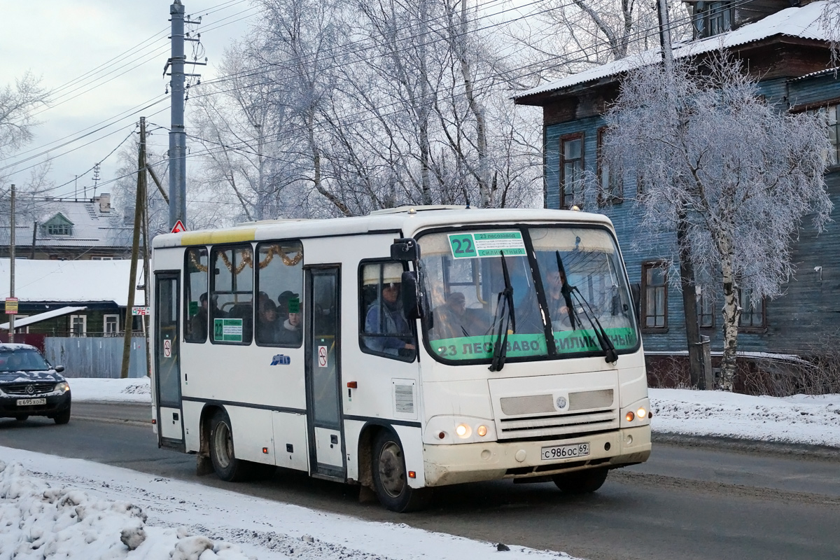 Архангельская область, ПАЗ-320302-08 № С 986 ОС 69