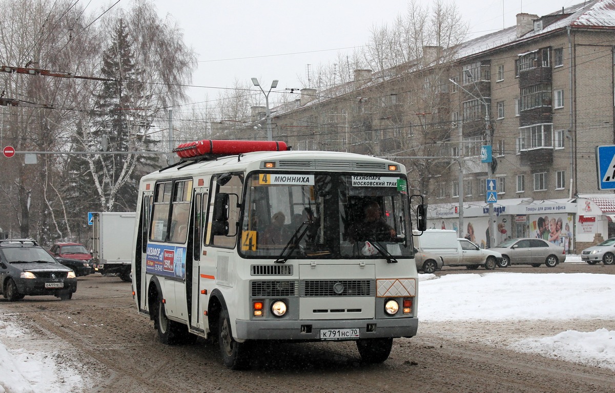 Томская область, ПАЗ-32054 № К 791 НС 70