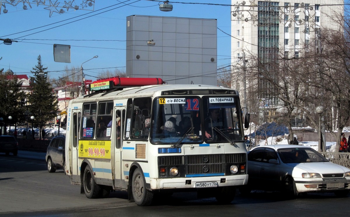 Томская область, ПАЗ-32054 № М 580 УТ 70