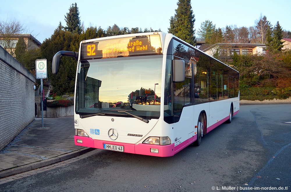 Нижняя Саксония, Mercedes-Benz O530 Citaro № 43