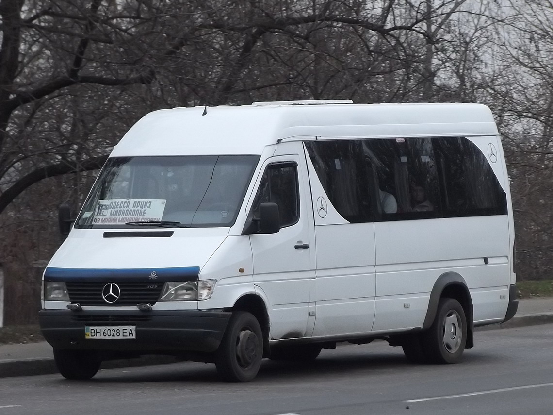 Одесская область, Mercedes-Benz Sprinter W904 412D № BH 6028 EA