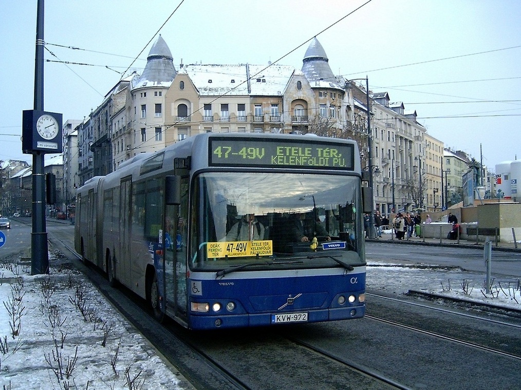 Венгрия, Volvo 7000A № KVW-972