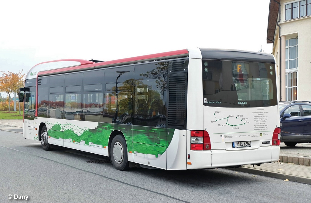 Саксония, MAN A37 Lion's City Hybrid NL253 № 6602