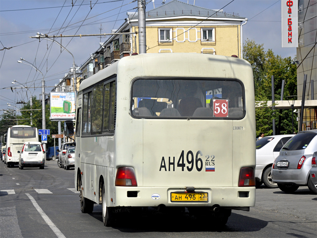 Алтайский край, Hyundai County SWB C08 (РЗГА) № АН 496 22