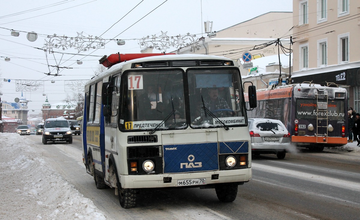 Томская область, ПАЗ-3205-110 № М 655 РН 70