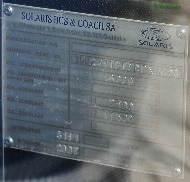 Гессен, Solaris Urbino III 12 № 320