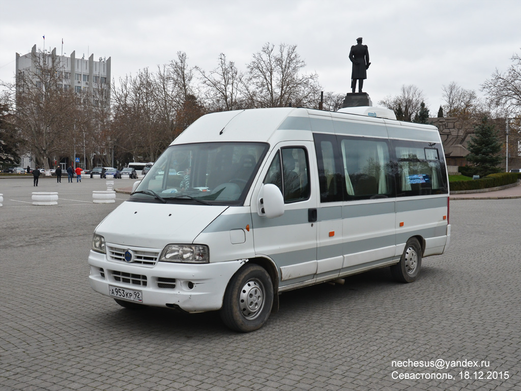 Севастополь, FIAT Ducato 244 CSMMC-RLL, -RTL № А 953 КР 92