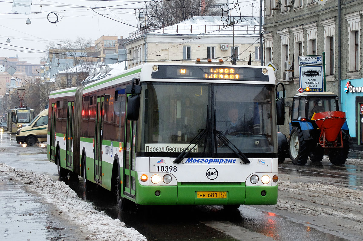 Москва, ЛиАЗ-6213.20 № 10398