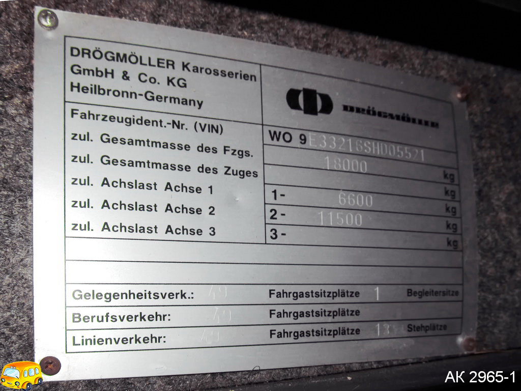 Брестская область, Drögmöller E330H EuroComet № АК 2965-1