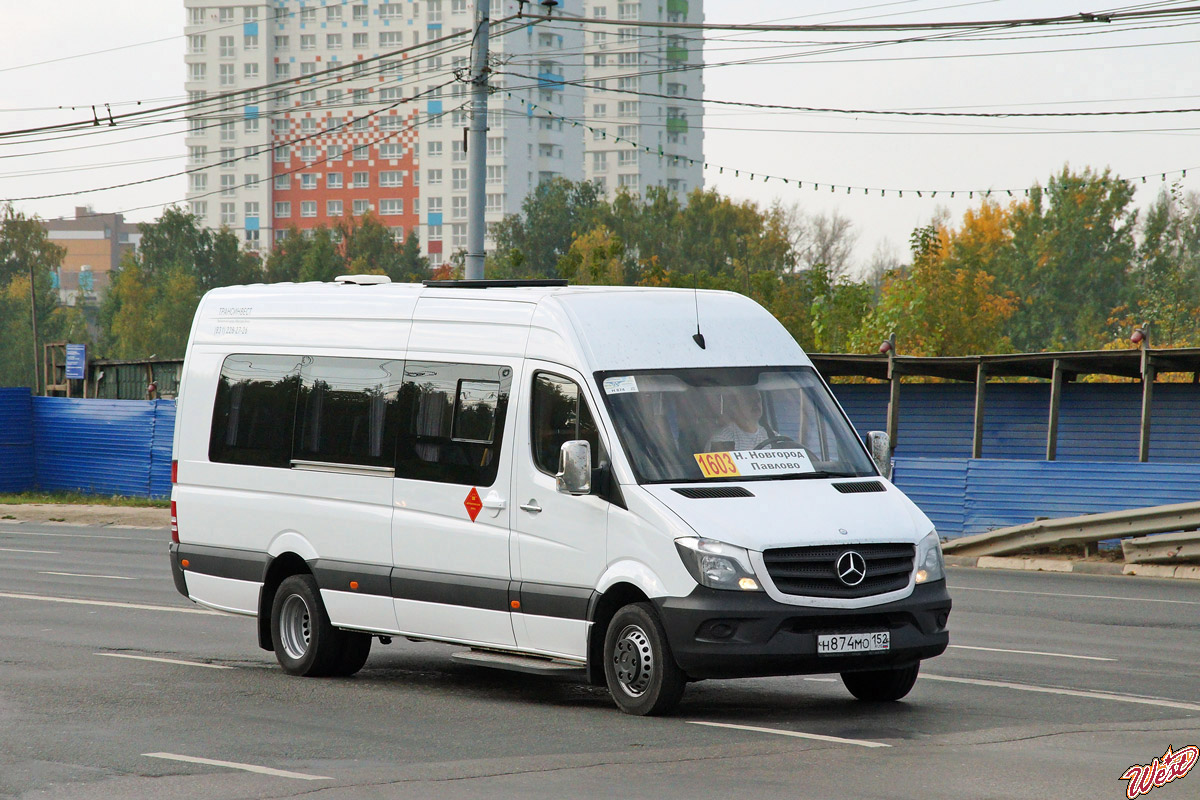 Нижегородская область, Луидор-223690 (MB Sprinter) № Н 874 МО 152