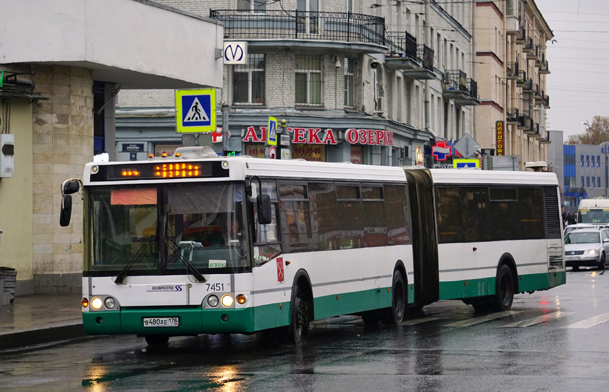 Санкт-Петербург, ЛиАЗ-6213.20 № 7451