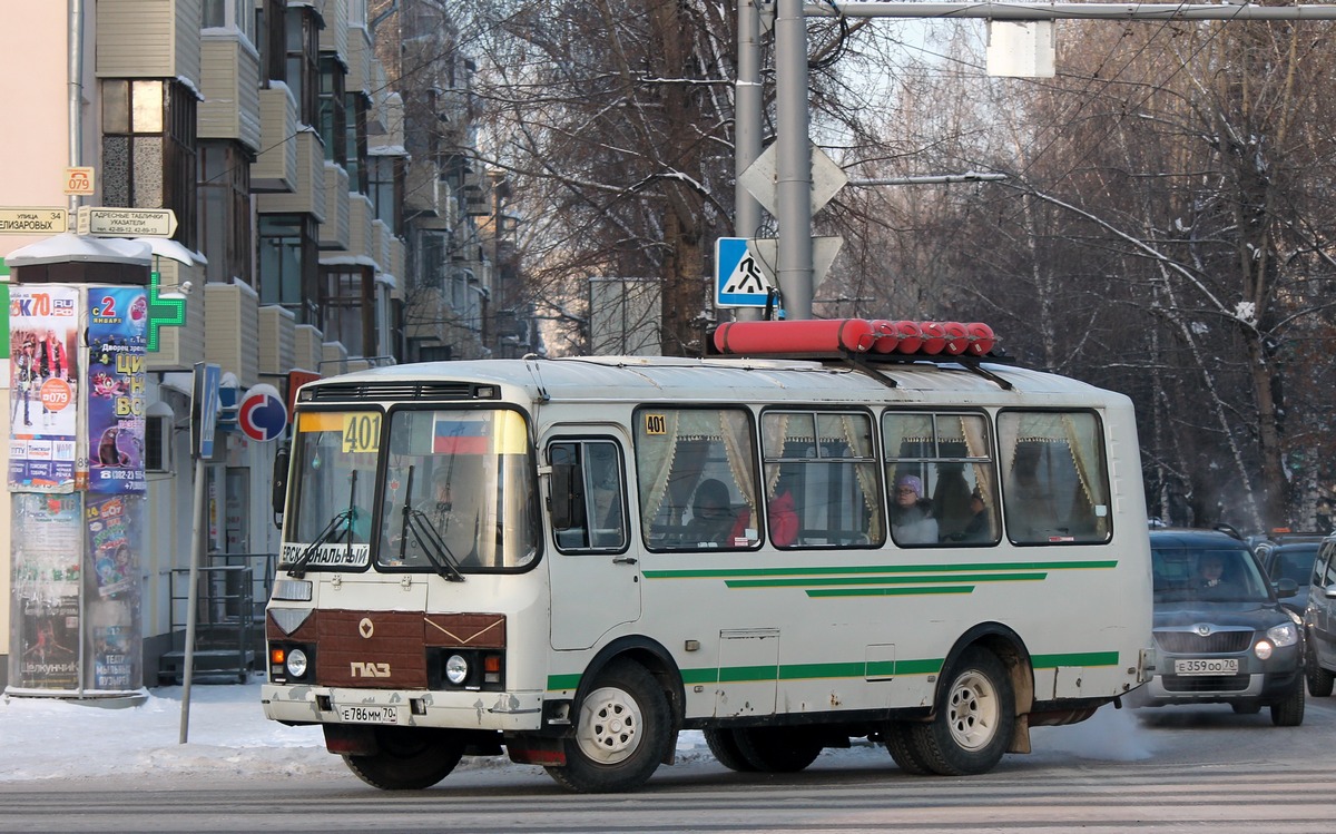 Томская область, ПАЗ-32054 № Е 786 ММ 70