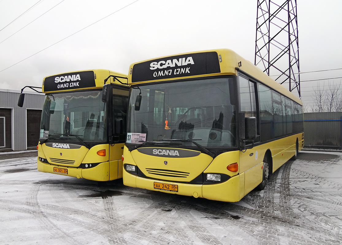 Вологодская область, Scania OmniLink I (Скания-Питер) № АА 242 35