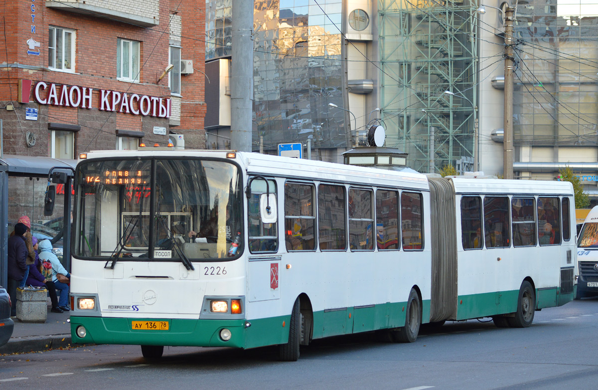 Санкт-Пецярбург, ЛиАЗ-6212.00 № 2226