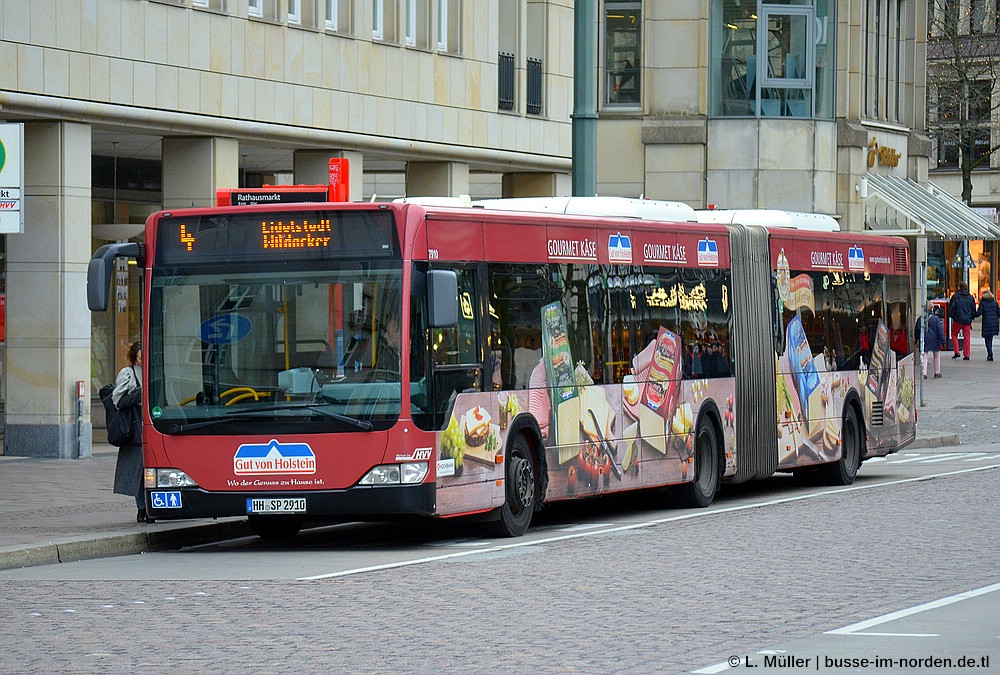 Hamburg, Mercedes-Benz O530G Citaro facelift G Nr. 7910
