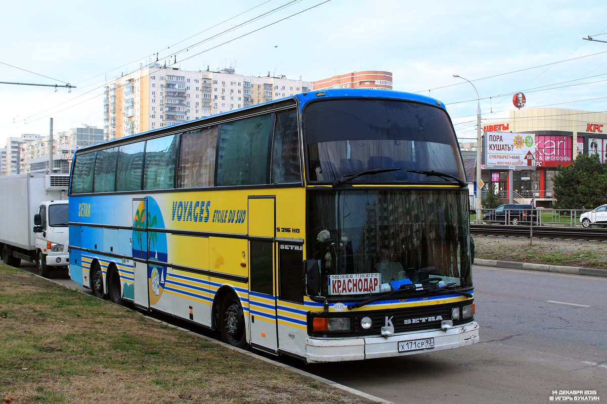 Краснодарский край, Setra S216HDS № Х 171 СР 93