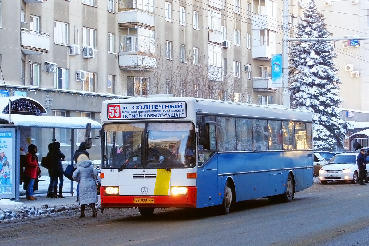 Саратовская область, Mercedes-Benz O405 № АТ 938 64